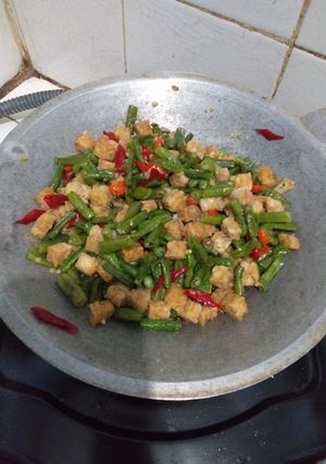 Foto resep Tumis Kacang Panjang dengan Tempe