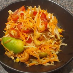 A picture of Thai Spicy Salad (vegan), Som Tam.