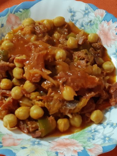 Una foto de Garbanzos con codillo (aprovechamiento)