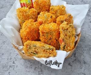 Resep Unik Nugget Mie Kangkung Pedas Paling Enak