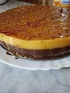 صورة لوصفة كيكة الفلو وبيمو