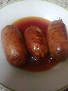 Una foto de Chorizos al vino