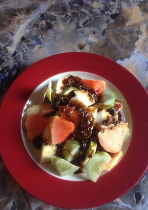 Foto resep Rujak buah