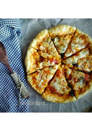 Foto resep Vegetable pizza