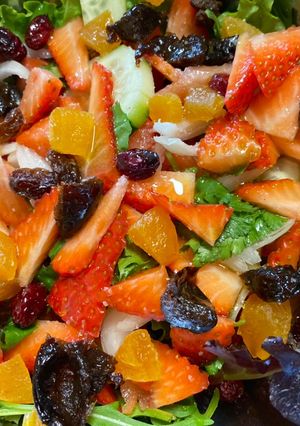 Una foto de Ensalada de fresas