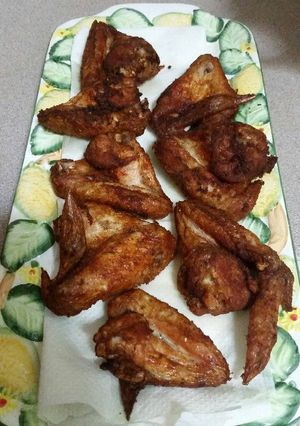 Una foto de Alitas de pollo fritas