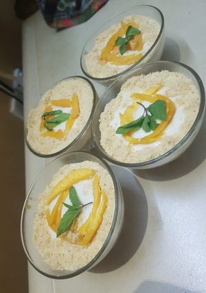A picture of Mango parfait.