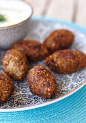 A picture of Lebanese Kibbeh 🇱🇧.