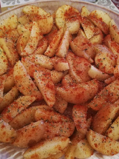 Una foto de Patatas gajo especiadas al horno