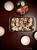 Sushi Nori-maki de estilo coreano Japonés QUIMPA🇰🇷🇺🇾🇯🇵韓国風海苔巻きキンパDía Internacional del Sushi 2021