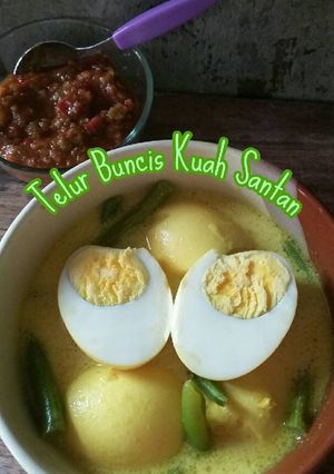 Foto resep Telur Buncis Kuah Santan