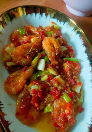 Foto resep Tumis Udang Pedas