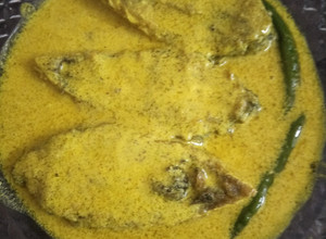 A picture of Sorshe ilish.