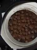 Cheesecake de chocolate de micro-ondas