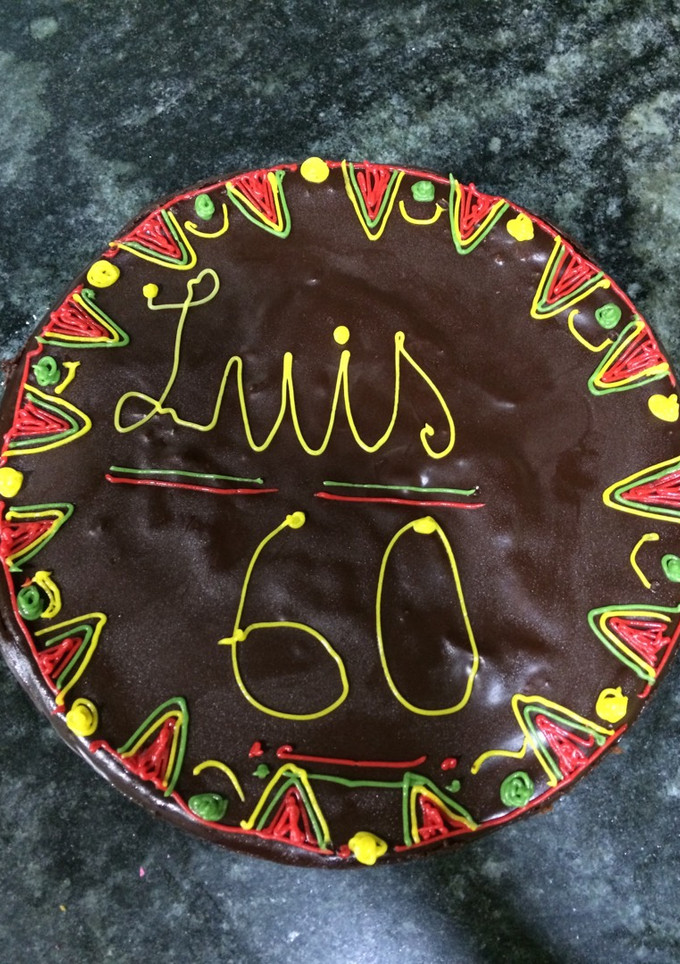 Una foto de Tarta de chocolate para Luis