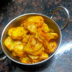A picture of Aloo Katli Subzi.