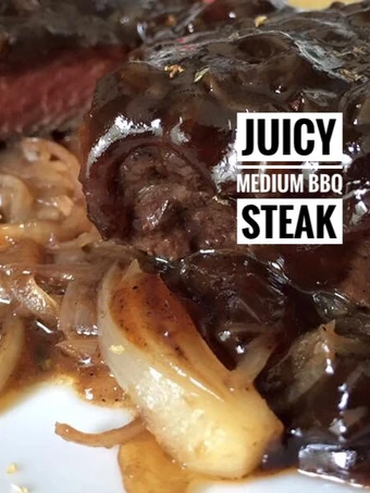 Langkah Mudah untuk Menyiapkan Resep Juicy Medium BBQ Steak yang Lezat Sekali Anti Ribet, Uenak Banget