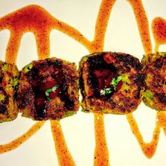 A picture of Rajma cutlets.