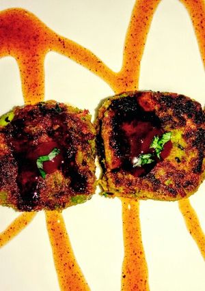 A picture of Rajma cutlets.