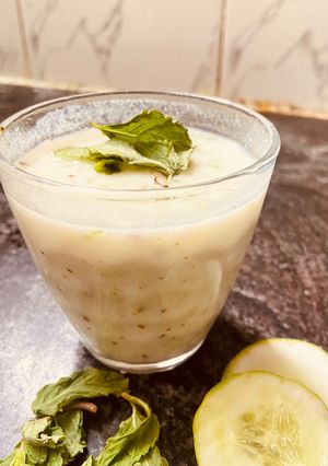 खीरा पुदीना छाछ रेसिपी मुख्य फोटो
