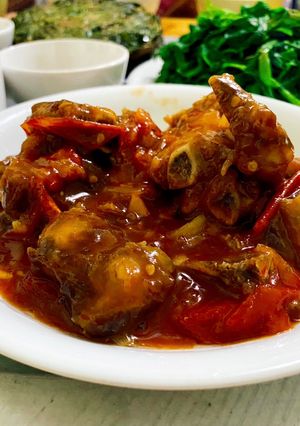 Hình của món Sườn sốt me.