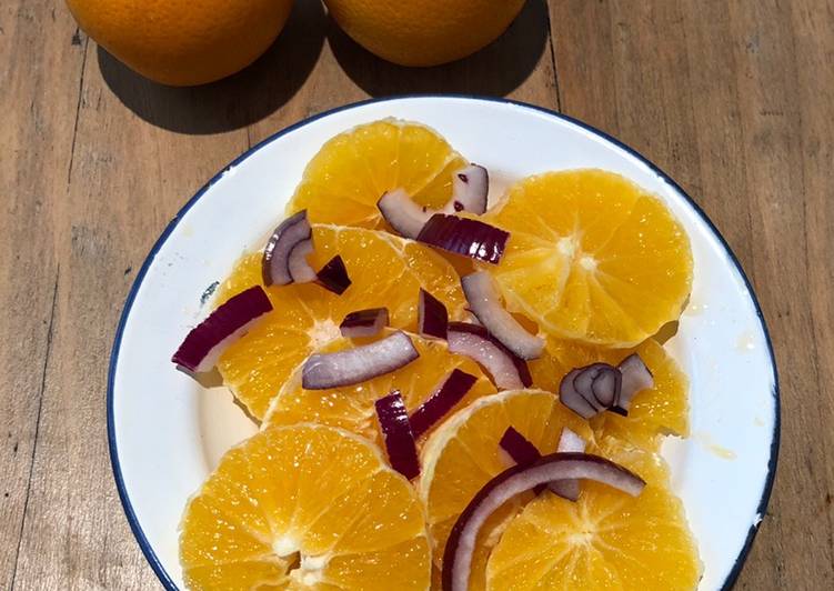 Recette Des Salade orange salée