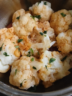 Una foto de Coliflor al Ajo arriero