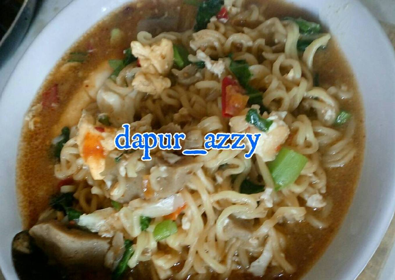 Mie Instan (Indomie Goreng) Kuah Special