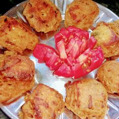 Paneer pakora A picture of Paneer pakora.