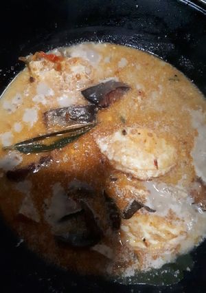 Foto resep Mangut Ikan Asap & Telor Ceplok
