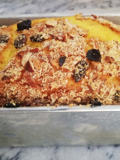 A picture of Dry fruit tea cake.