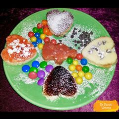 A picture of Banana Bread Colorful Cookies.