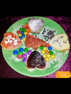 A picture of Banana Bread Colorful Cookies.