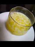 Ice apple milk sharbath