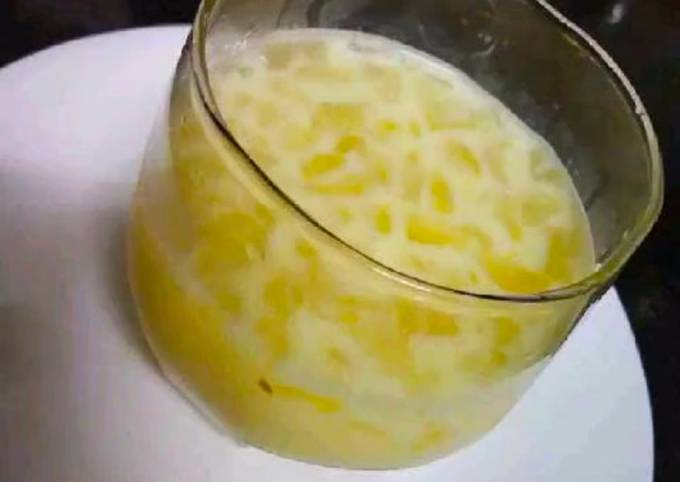 Recipe of Homemade Ice apple milk sharbath