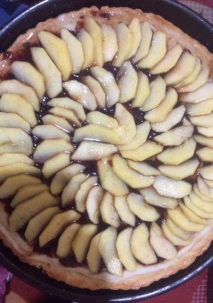 صورة لوصفة تارت بالمربى والتفاح