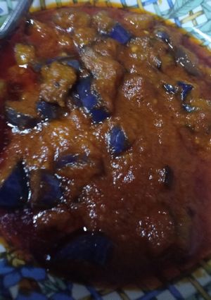 Foto resep Terong balado pedas (sanga cabek terong)