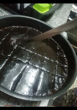 صورة لوصفة بسبوسة بالشوكولاتة