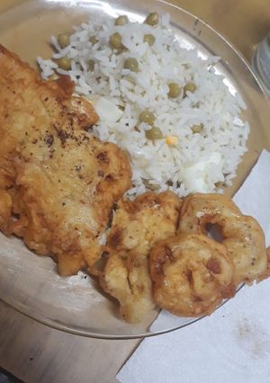 Una foto de Filet de merluza a la romana