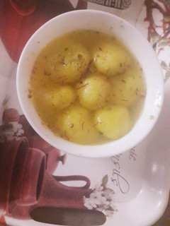 A picture of Rasgulla.