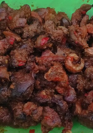 Foto resep Gongso ati ampela ayam