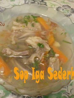 Foto resep Sop Iga Sapi Sederhana non MSG