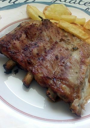 Una foto de Costilla asada con adobo de especias
