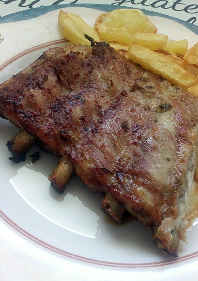 Una foto de Costilla asada con adobo de especias