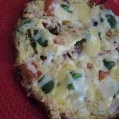 بيتزا البيض 🍕-レシピのメイン写真