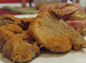 Una foto de Solomillo de cerdo con salsa agridulce de naranja