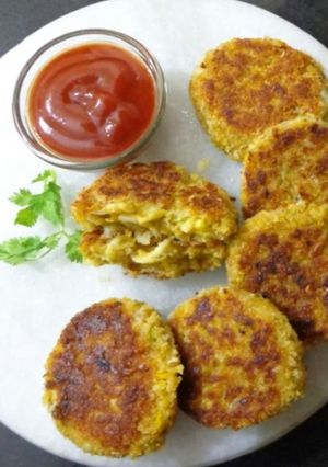 A picture of Noodles cutlets.