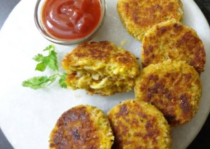 Noodles cutlets Recipe
