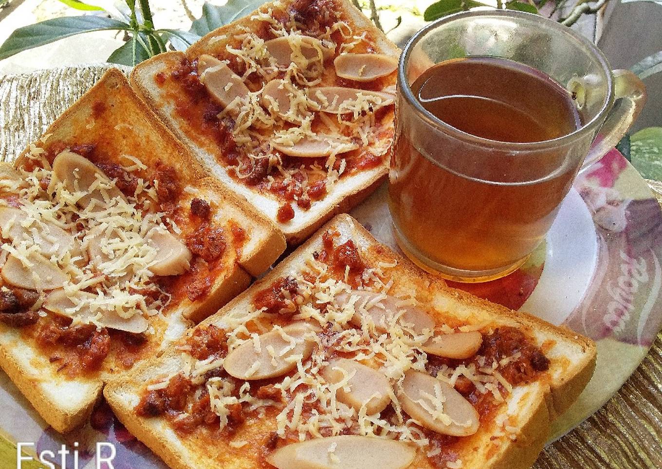 🧀Pizza Roti Tawar