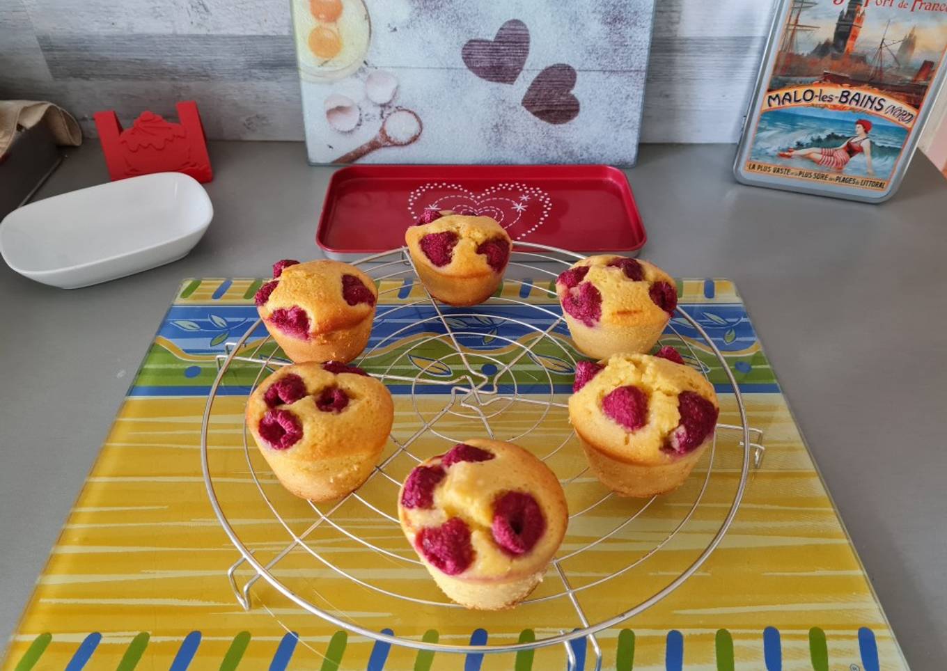 Muffin Danette vanille avec au choix fruits ou pépites